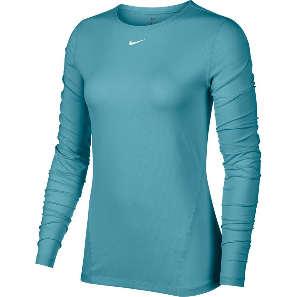 Nike, Nike Pro Mesh Womens Long Sleeve Shirt