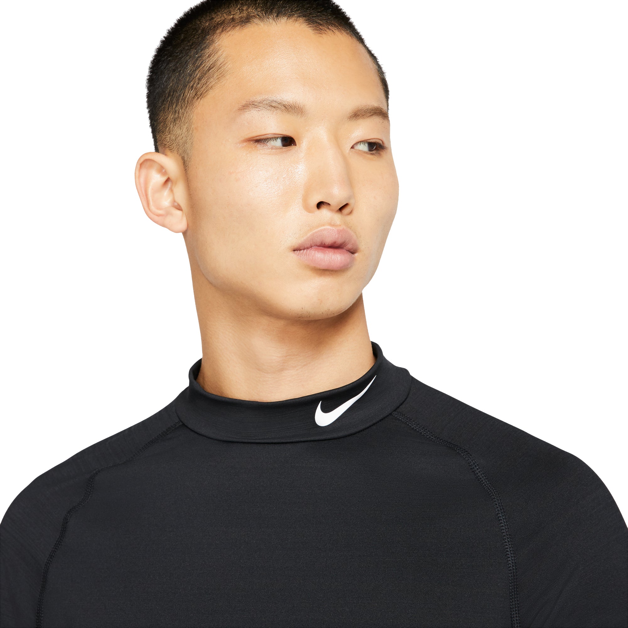 Nike, Nike Pro Warm Mock Mens Training Shirt