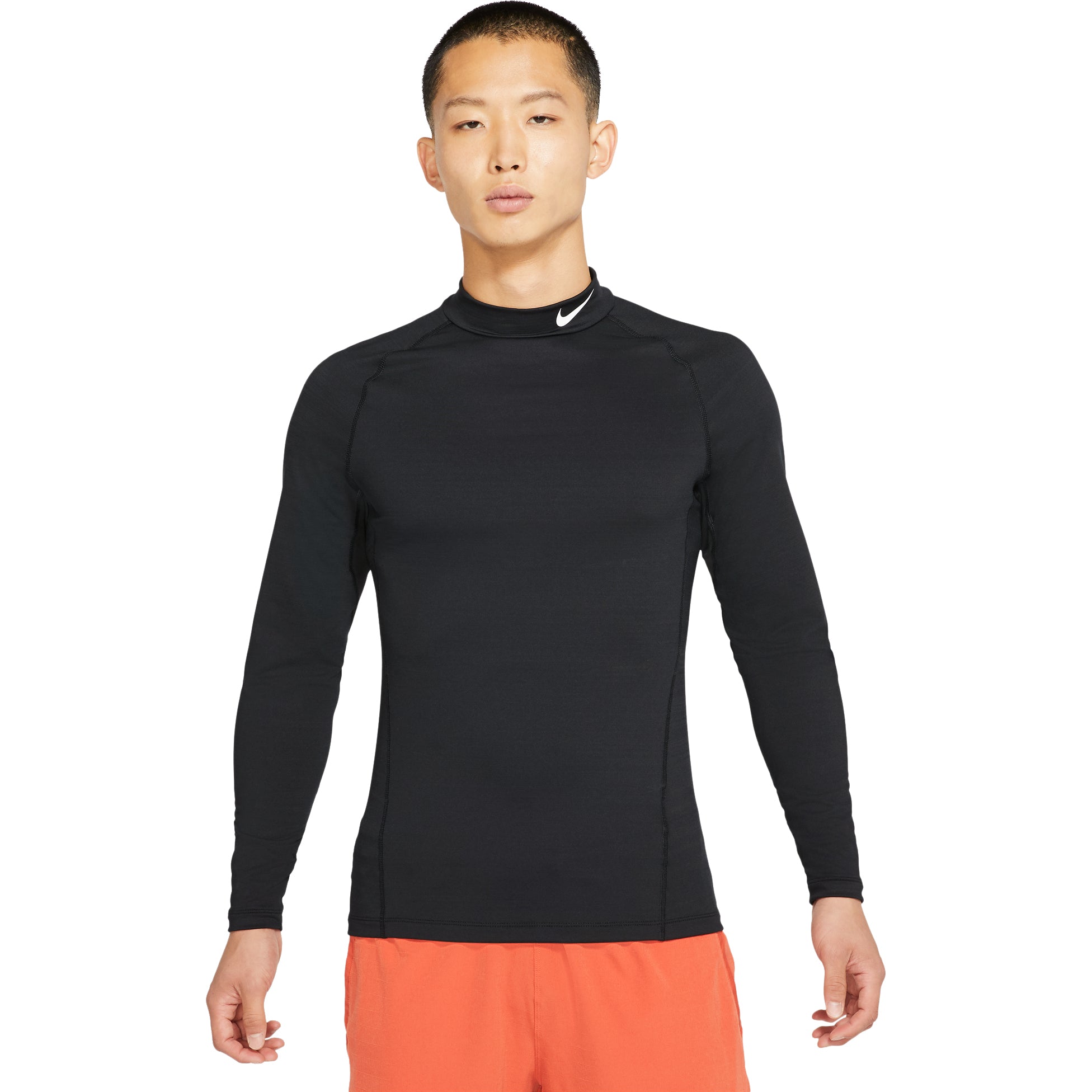 Nike, Nike Pro Warm Mock Mens Training Shirt