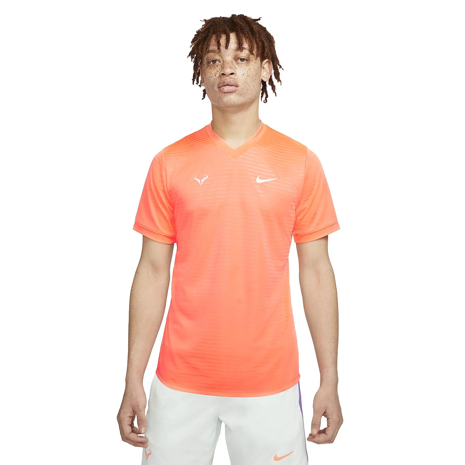 Nike, Nike Rafa Challenger Mens Short Sleeve Tennis Shirt