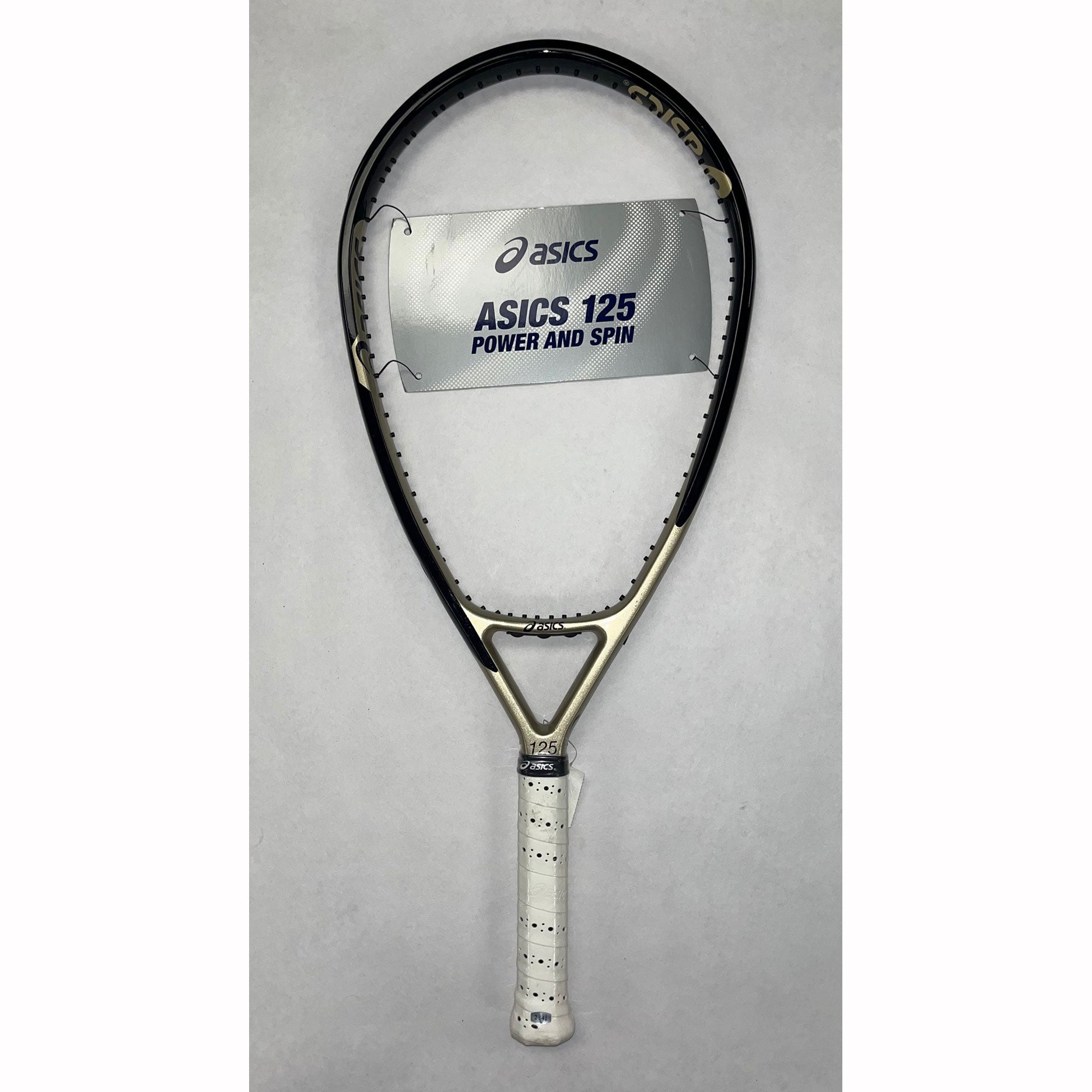 Asics, Used Asics 125 Unstrung Tennis Racquet 4 1/4 30437