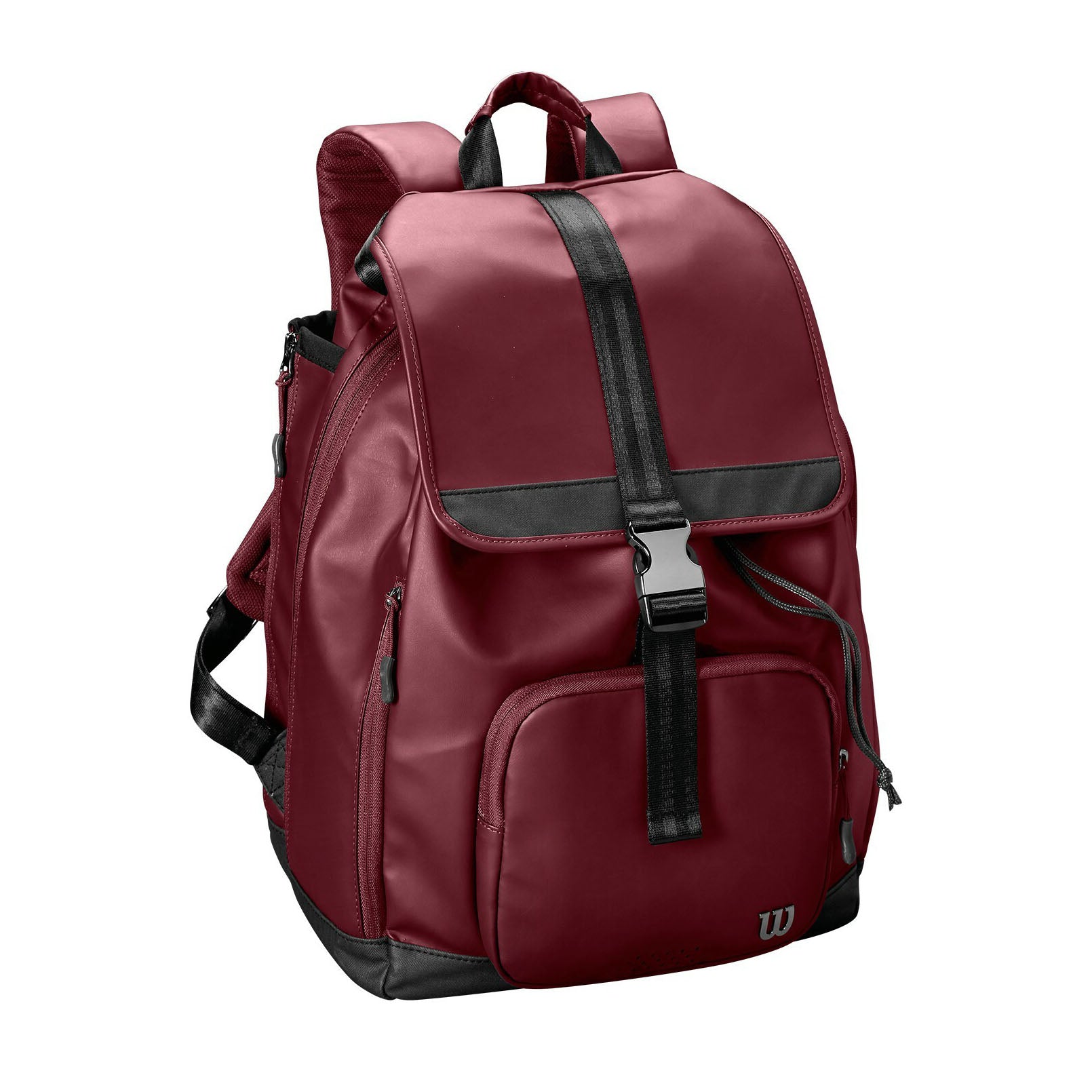 Wilson, Wilson Fold Over Maroon Womens Tennis Backpack