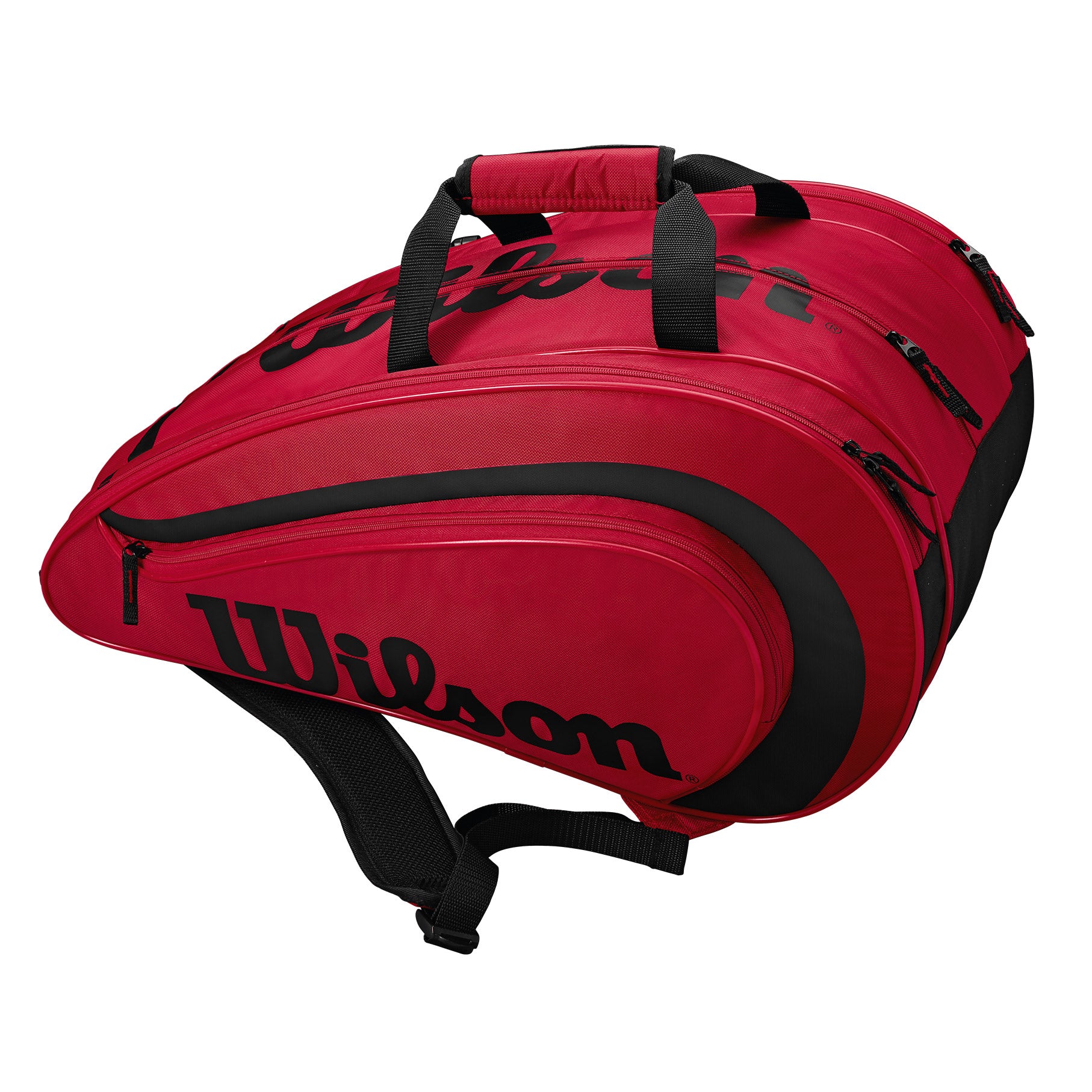 Wilson, Wilson Rak Pak Red and Black Pickleball Bag